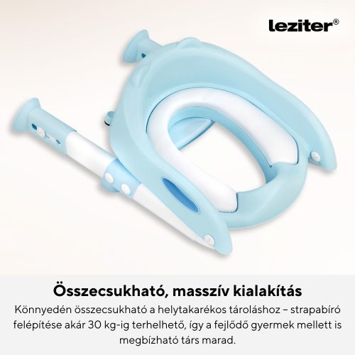 Lépcsős WC szűkítő kék