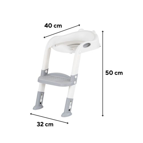 Lépcsős WC szűkítő szürke