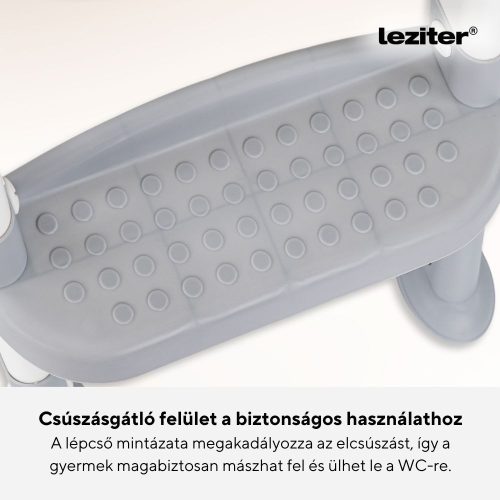 Lépcsős WC szűkítő szürke