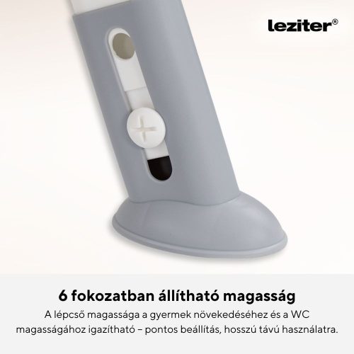 Lépcsős WC szűkítő szürke