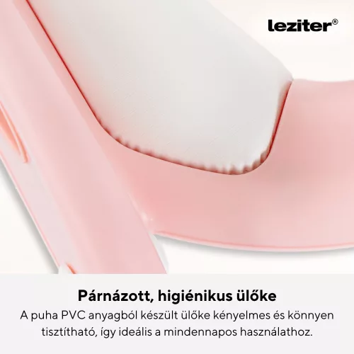 Lépcsős WC szűkítő rózsaszín