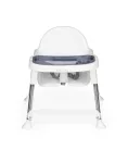 Etetőszék 2 az 1-ben tálcával övekkel fehér