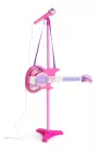 Játék gitár 57 cm mikrofonnal és álvánnyal