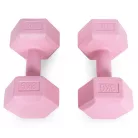 Hex súlyzó szett 2x3 kg rózsaszín