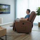 Relaxa elektromos ringató és forgatható masszázsfotel