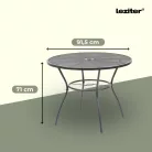 Arko fém mesh kerek kerti asztal