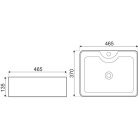 KR-51 kerámia design mosdó