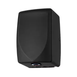 Kézszárító Mini, fekete, rozsdamentes acél 1350W