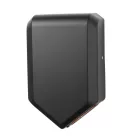 Kézszárító, rozsdamentes acél, fekete, légpengés 1000W