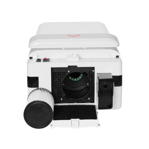 Kézszárító, légpengés, kézbedugós, ABS fehér, fekete belsővel, szénkefe nélküli motorral 1750W