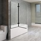 Alor 120x140 cm kádparaván Black