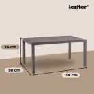 Hella műanyag kerti asztal