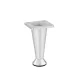 Picior de mobilier, argintiu, 10 × 5,5 × 5,5 cm