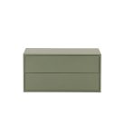 Boxie 2 fiókos fali szekrény 40x80x37 cm zöld