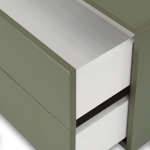 Boxie 2 fiókos fali szekrény 40x80x37 cm zöld