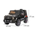 Elektromos autó Mercedes-Benz AMG fekete