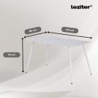 Ravena 6+1 étkező garnitúra fehér-bézs