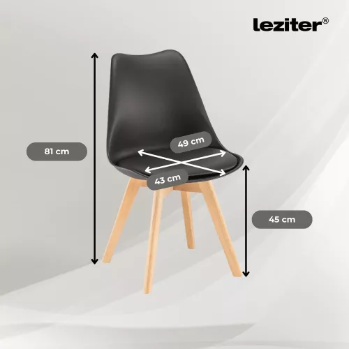 Ravena 4+1 étkező garnitúra fehér-fekete
