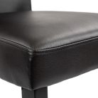 Megan 6+1 étkező garnitúra fehér-fekete