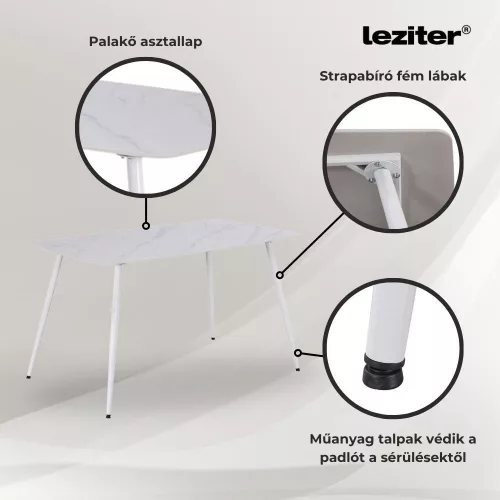 Jenna 6+1 étkező garnitúra fekete
