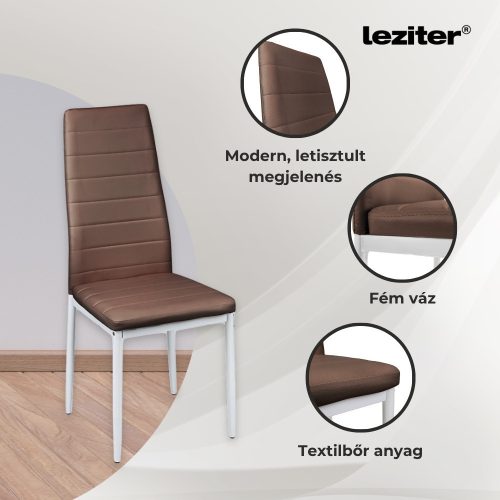 Jenna 4+1 étkező garnitúra barna