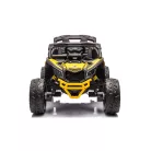 Elektromos gyerek buggy Can-Am Maverick 4x4 sárga 2 személyes