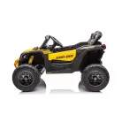 Elektromos gyerek buggy Can-Am Maverick 4x4 sárga 2 személyes