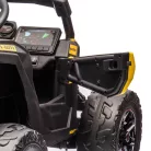 Elektromos gyerek buggy Can-Am Maverick 4x4 sárga 2 személyes