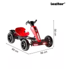 Elektromos gokart piros