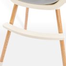 Etetőszék 2 az 1-ben szürke