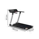 Futópad Led kijezővel Bluetooth okosfunkció Ardion Max 120 kg,  14,8 Km/h, dőlésszög 0-18%