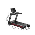 Futópad Led kijelzővel Speedpro Max 150 kg, 6 LE, 25 Km/h, dőlésszög 0-25%