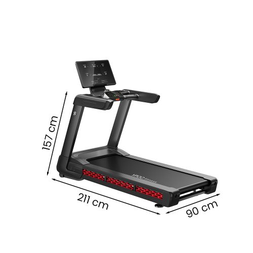 Futópad Led kijelzővel Speedpro Max 150 kg, 6 LE, 25 Km/h, dőlésszög 0-25%