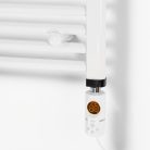 Elektromos fűtőpatron törölközőszárító radiátorhoz digitális hőfokszabályozóval 600W fehér