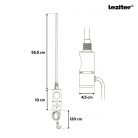 Elektromos fűtőpatron törölközőszárító radiátorhoz digitális hőfokszabályozóval 600W fehér