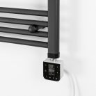 Wifi-s fűtőpatron törölközőszárító radiátorhoz digitális hőfokszabályozóval 600W fehér