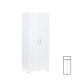 Family ruhásszekrény 74x182 cm fehér