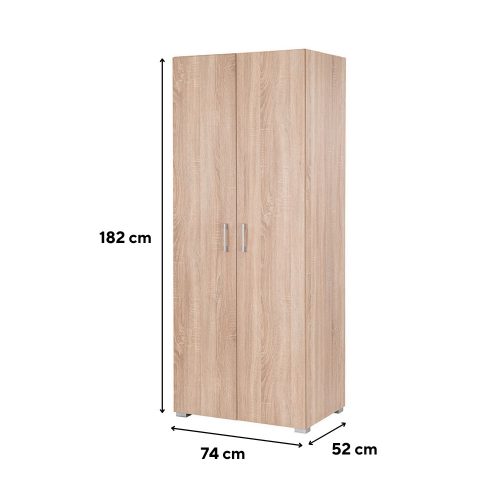 Family ruhásszekrény 74x182 cm sonoma tölgy