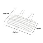 Grillrács szögletes 53,5x28 cm