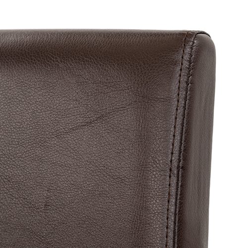 Kelly bőr étkezőszék barna színben