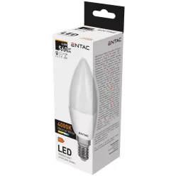 Entac LED Candle E14 6.5W NW 4000K