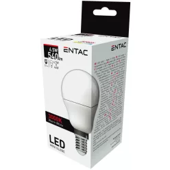 Entac LED Mini Globe E14 6.5W WW 3000K