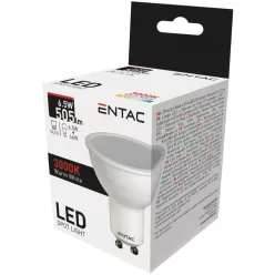 Entac LED Spot Wide Angle GU10 6.5W WW 3000K