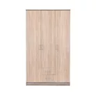 Miami gardróbszekrény 120x205 cm sonoma tölgy-yorki tölgy