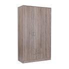 Miami gardróbszekrény 120x205 cm yorki tölgy-yorki tölgy