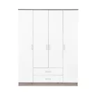 Miami gardróbszekrény 160x205 cm fehér-yorki tölgy