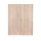 Miami gardróbszekrény 160x205 cm sonoma tölgy-fehér