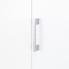 Miami gardróbszekrény 80x205 cm fehér-fehér