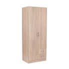 Miami gardróbszekrény 80x205 cm sonoma tölgy-sonoma tölgy