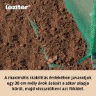 Magágy fólia 180x140x94 cm fehér